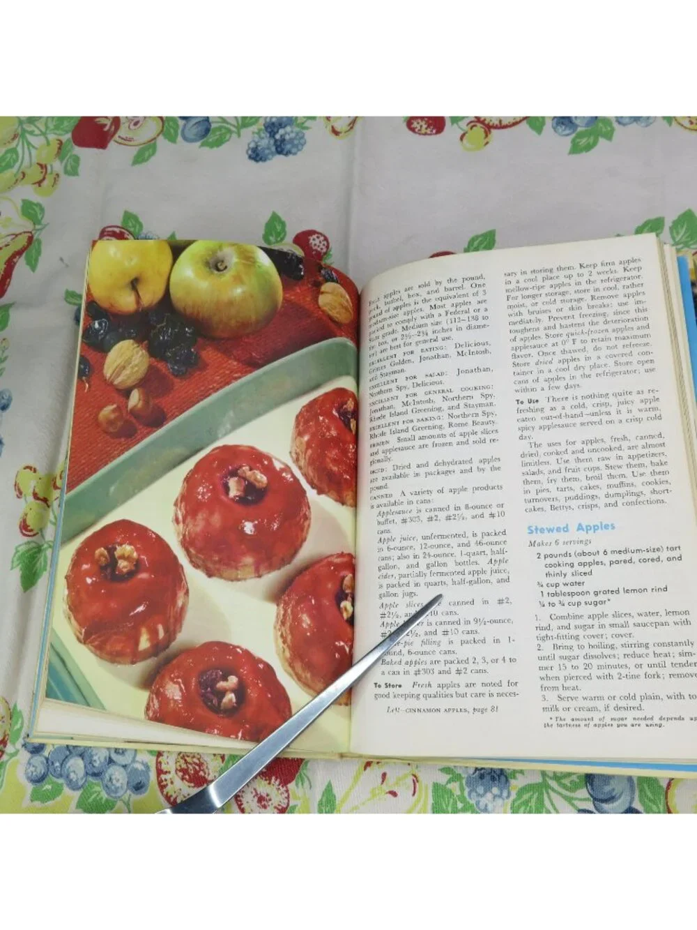 Lot of 2 The Family Circle Cook Books Meat Cookbook & Dessert and Fruit Cookbook